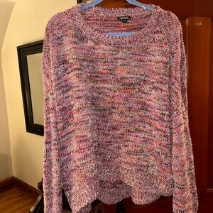Wild Fable Pink and Purple Knit Sweater
